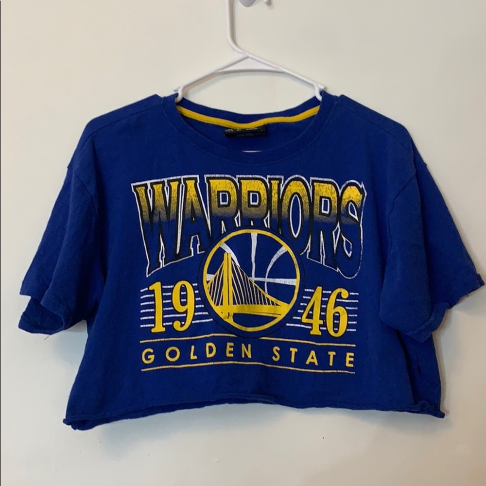 WARRIORS GOLDEN STATE CROP TOP